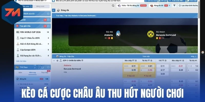 86Bet - Điểm Đến Cá Cược Hấp Dẫn, Thắng Lớn Mỗi Ngày 3 Kèo cá cược châu Âu thu hút người chơi