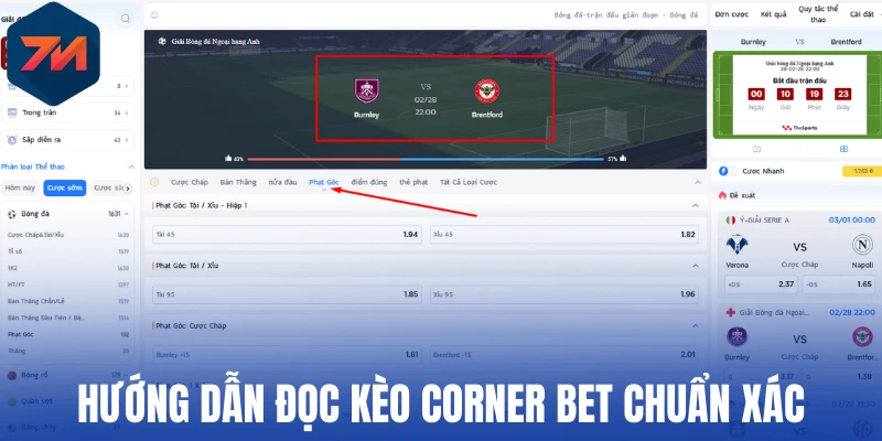 Kèo Phạt Góc - Bí Quyết Đọc Tỷ Lệ Và Thủ Thuật Cược Hiệu Quả 2 Hướng dẫn đọc kèo Corner Bet chuẩn xác